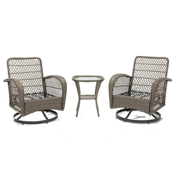 Small outdoor best sale swivel chair