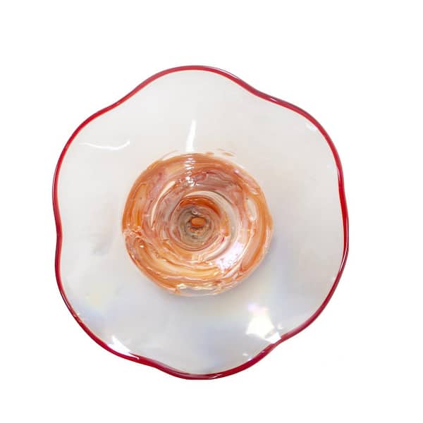 Dale Tiffany Cavalier 12 in. Wall Art Decor with Hand Blown Art Glass Style