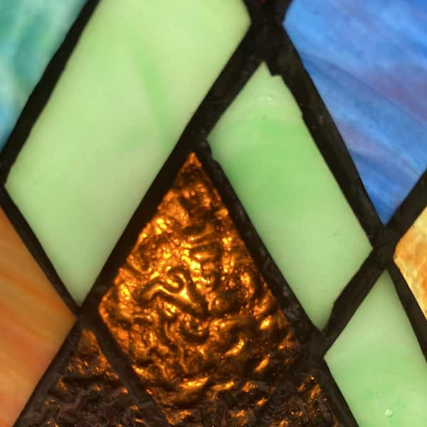 Beyond the Mountain Tops Stained Glass