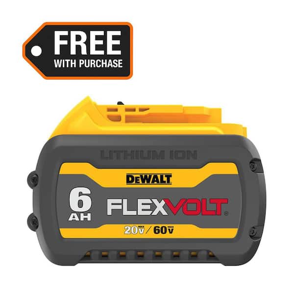 FLEXVOLT 20V/60V MAX Lithium-Ion 6.0Ah Battery Pack