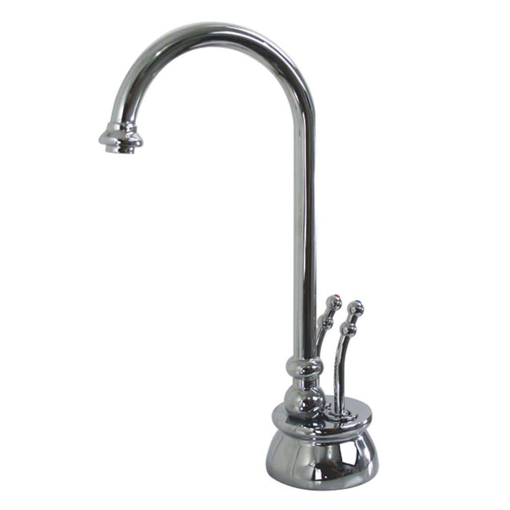 Polished Chrome 10" Double Handle Hot and Cold Water Dispenser