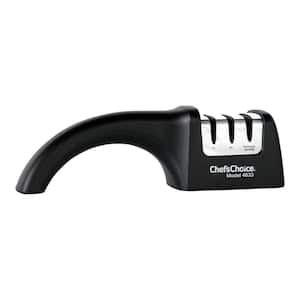 Chef'sChoice 2-Stage Black Pronto Diamond Manual Knife Sharpener 464 - The  Home Depot