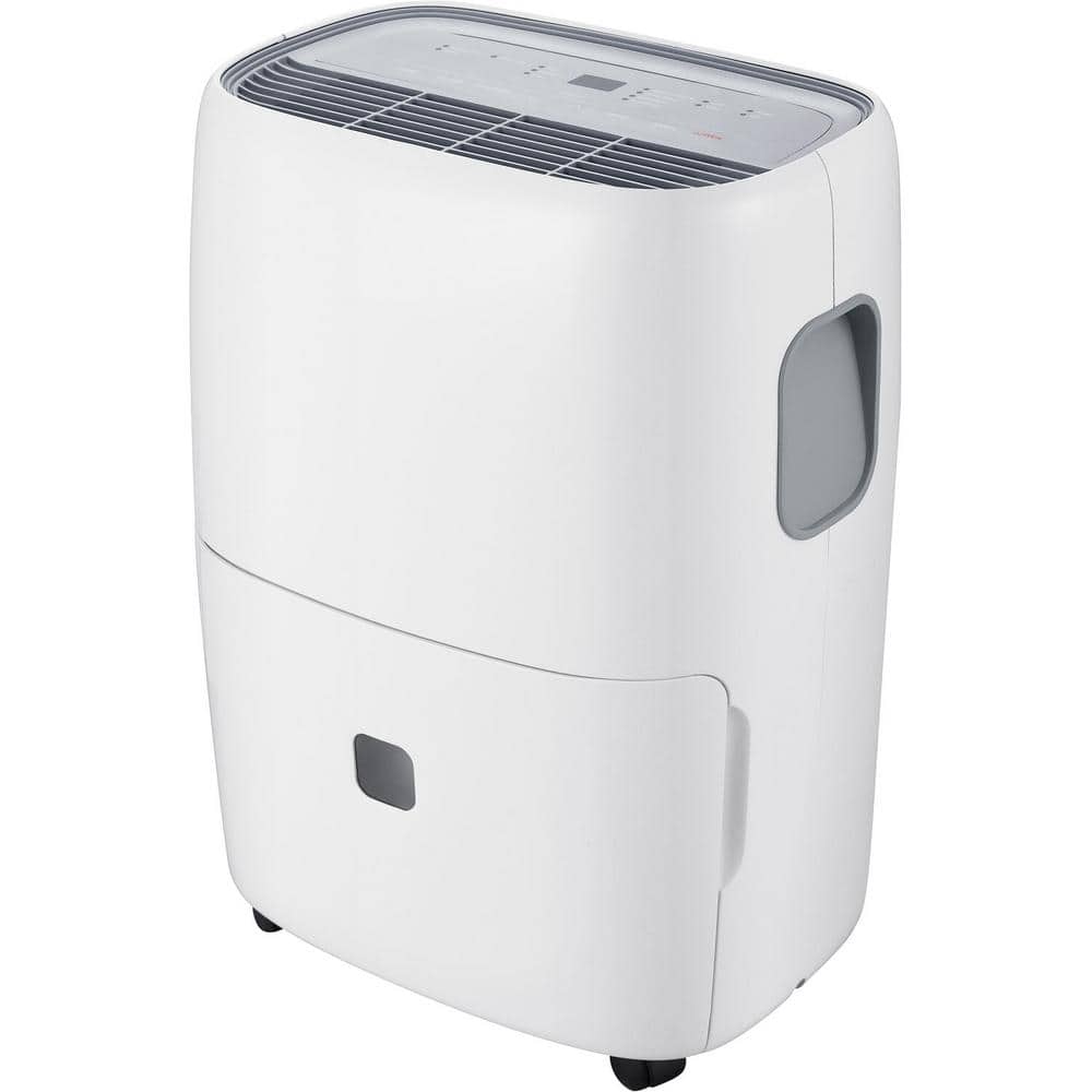 Whirlpool 30 Pint White Portable Dehumidifier with Humidistat