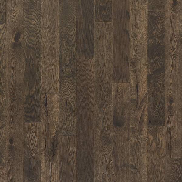 Take Home Sample - Chocolate Truffle Oak Wirebrushed Engineered Hardwood Flooring