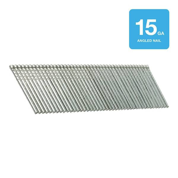 Grip-Rite 2-1/2. x 15-Gauge Electrogalvanized FN-Style Finish Nails 3650 per Box