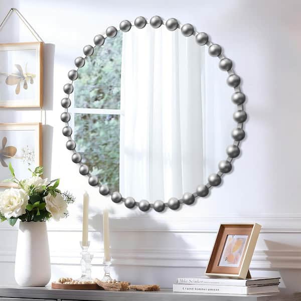 Silver - Round - Mirrors - The Home Depot