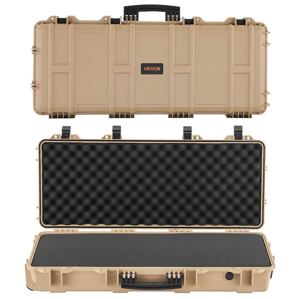 Hard Rifle Case, Lockable Rifle Case with 4 Layers Pre-Cut Foams, 36 in. Gun Storage with Wheels, IP67 Waterproof Khaki price history on PriceWatchPro