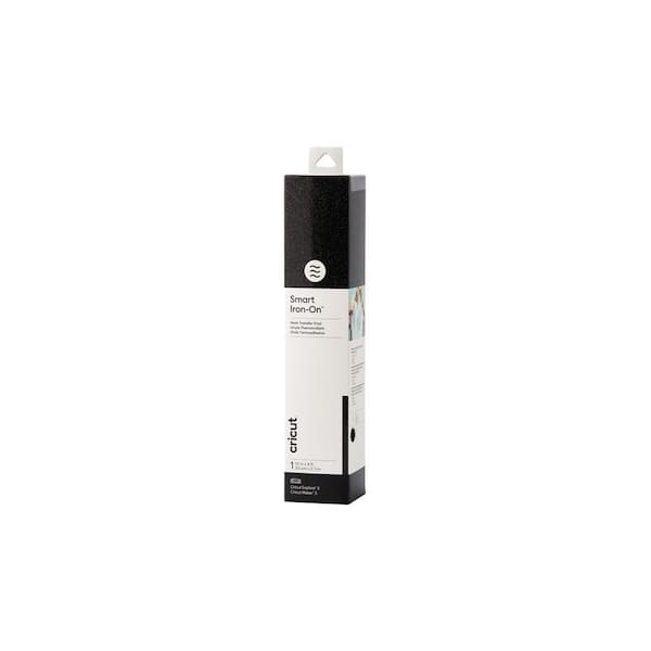 Cricut 9 ft. Smart Iron-On Glitter, Black