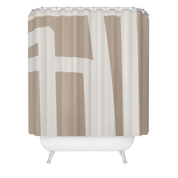 DenyDesigns. The Old Art Studio Neutral Abstract 5B Shower Curtain
