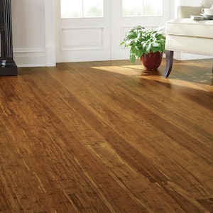 Strand Woven Harvest 3/8 in. T x 4.92 in. W x 36-1/4 in. L Solid Bamboo Flooring(24.76 sqft / case )