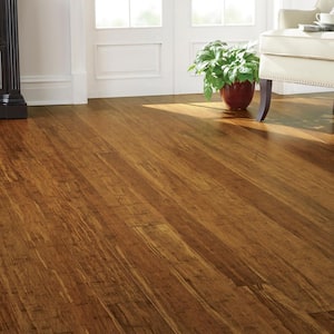 Strand Woven Harvest 3/8 in. T x 4.92 in. W x 36-1/4 in. L Solid Bamboo Flooring(24.76 sq. ft. / case )