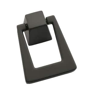Blackrock 1-13/16 in. (46mm) Modern Black Bronze Triangle Cabinet Pendant
