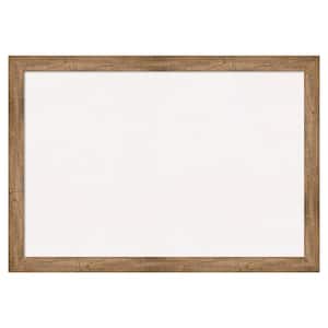 Owl Brown Narrow White Corkboard 40 in. x 28 in. Bulletin Board Memo Board