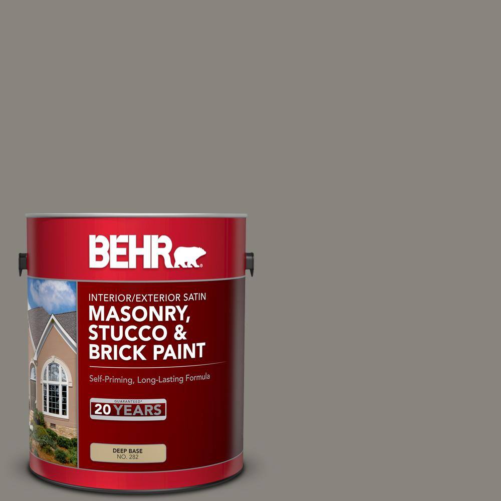 1 gal. #PPU8-22 Pier Satin Interior/Exterior Masonry, Stucco and Brick Pain