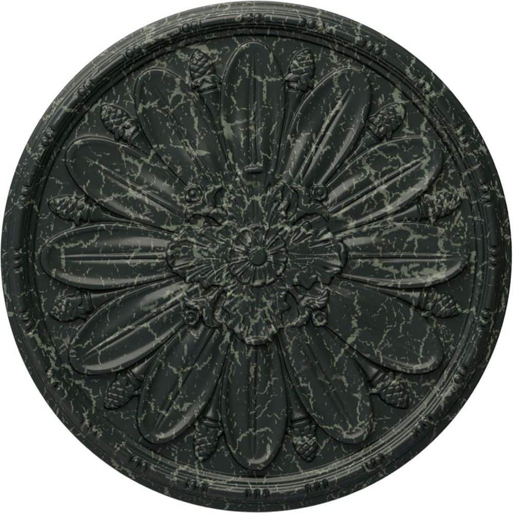 29-1/4 in. x 2 in. Darnay Urethane Ceiling (Fits Canopies up to 7-1/4 in.), Bronze Blue Patina price history on PriceWatchPro