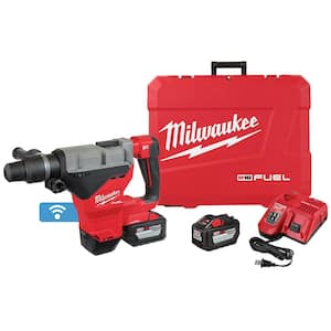 M18 FUEL ONE-KEY 18-Volt Lithium-Ion Brushless Cordless 1-3/4 in. SDS-MAX Rotary Hammer with Two 12.0 Ah Battery