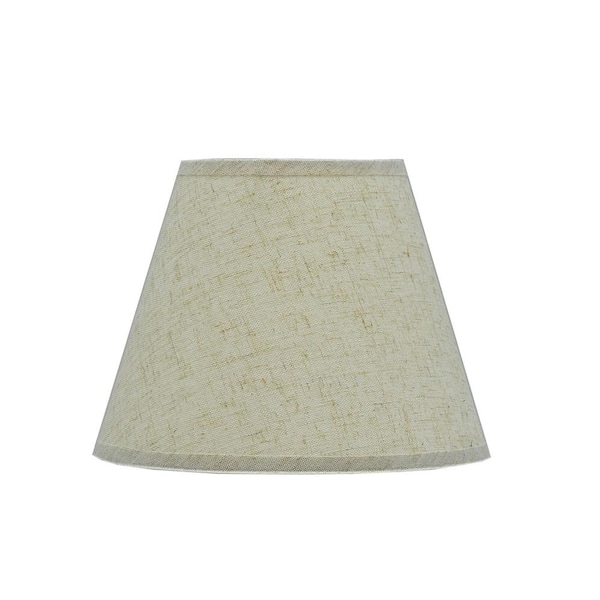 Aspen Creative Corporation 9 in. x 7 in. Flaxen Hardback Empire Lamp Shade