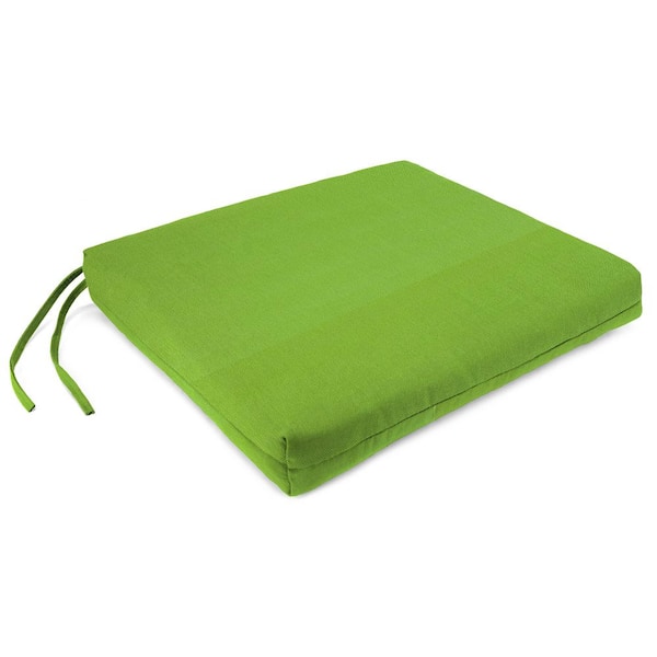 Jordan Manufacturing 19 in. L x 17 in. W x 2 in. T Outdoor Seat Cushion in Veranda Citrus