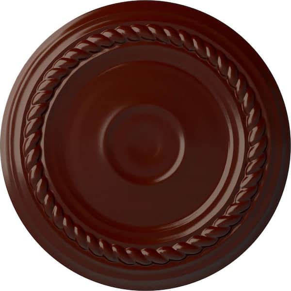 Ekena Millwork 3/4" x 7-7/8" x 7-7/8" Polyurethane Small Alexandria Ceiling Medallion