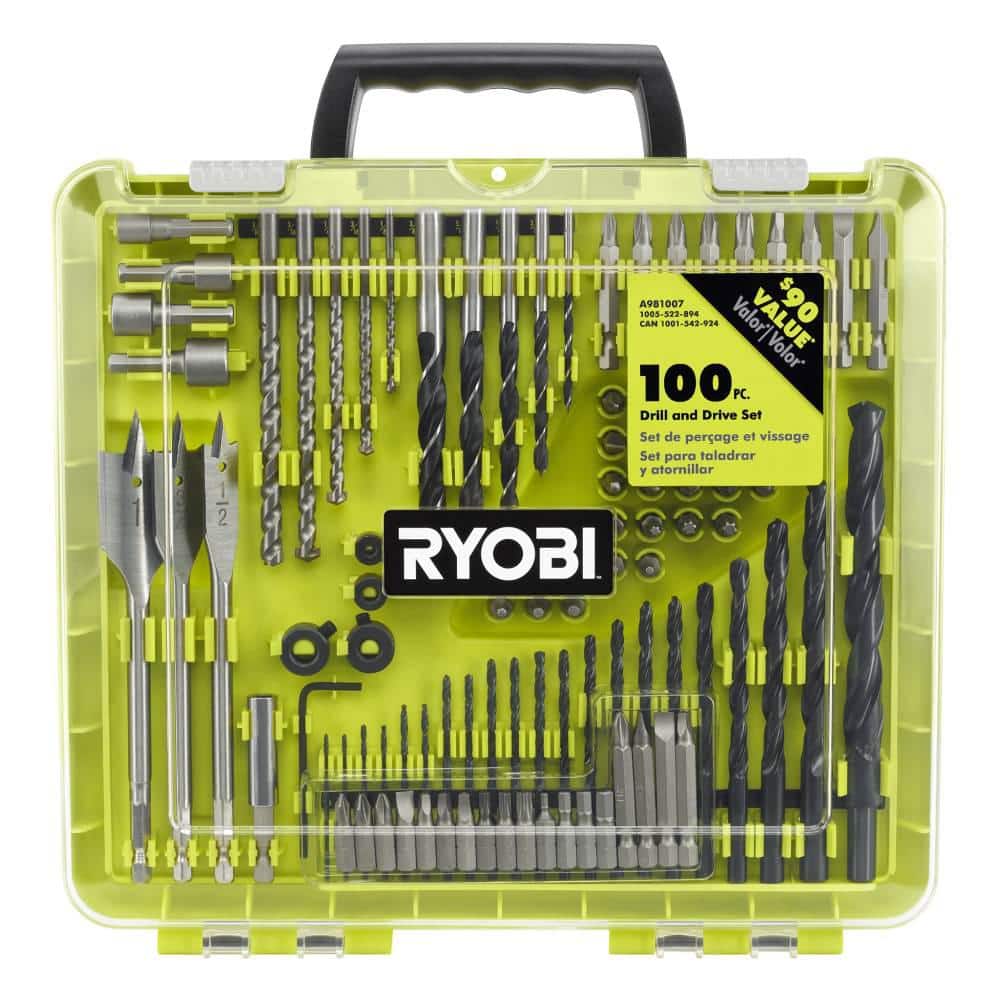 RYOBI - 最終価格！！RYOBIセット Ryobi A98601 60 Piece Black Oxide Drilling and Driving Bit