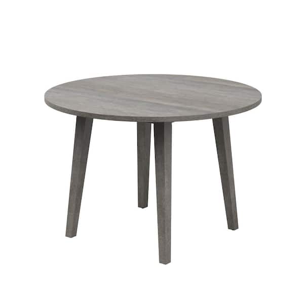 Round Weathered Gray Wood Top, Weathered Outdoor Furniture