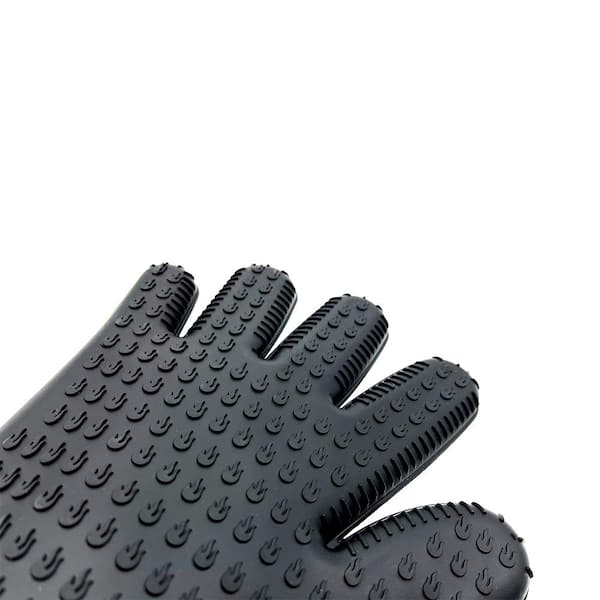 GrillPro 16 In. Black Heavy-Duty Silicone Palm Grill Mitt - Bender Lumber  Co.