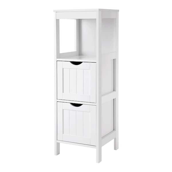 Hooseng Calibin 11 8 In W X D, Small Bathroom Floor Cabinet With Drawers