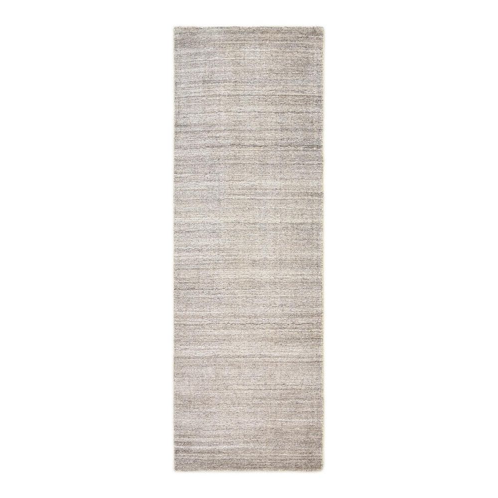 Solo Rugs Halsey Contemporary Solid Linen 2' 6 ft. x 8 ft. Hand Loomed  Runner Rug S1109-02060800-LINE - The Home Depot