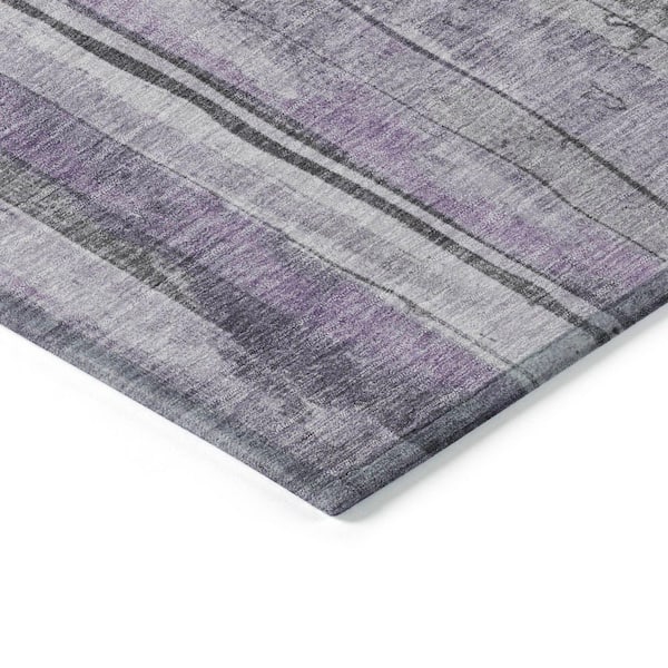 Chantille Machine Washable Indoor/Outdoor Abstract ACN1874 Lavender 10 ft. x 14 ft. Accent Rug