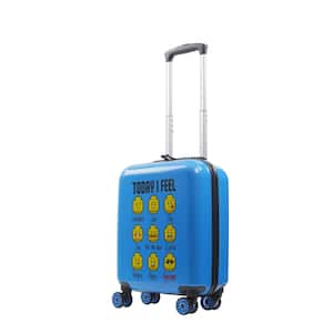 Play Date Minifigures, Today I Feel 18 in. Kids Carry-On Luggage Light Blue