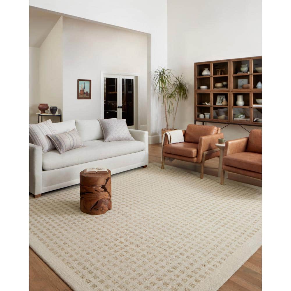 Ivory Elegance Hand-Tufted Wool Runner Rug 2'6" x 7'6"