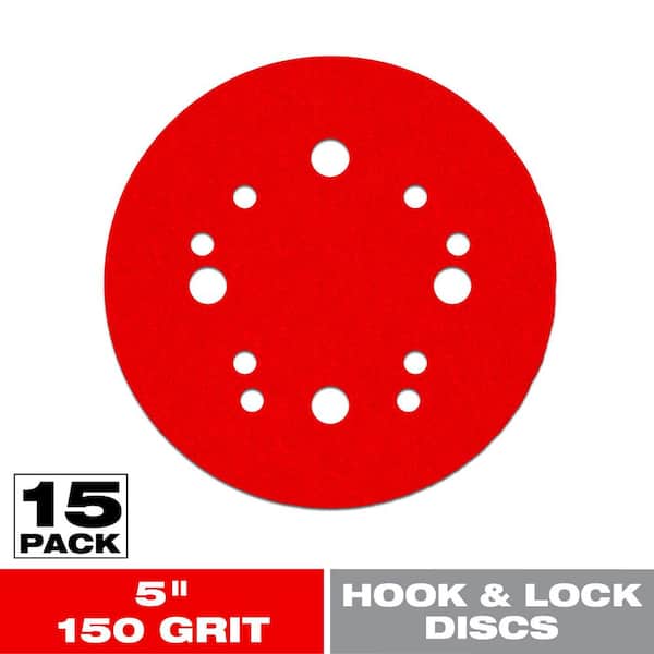 5 in. 150-Grit Hook and Lock ROS Sanding Discs