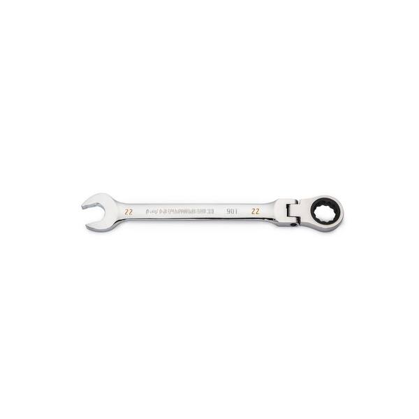 6-22mm Double End Ratchet Wrench Spanner Ring Reversible Torque Metric Hand Tool 