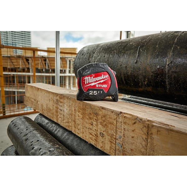 Milwaukee 25 ft. Compact Tape Measure with Compact FASTBACK Folding Utility  Knife and 2-Pack INKZALL Fine Point Marker (4-Piece)  48-22-6625-48-22-1500-48-22-3105 - The Home Depot