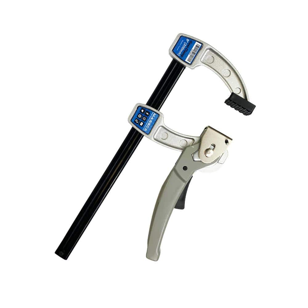 Massca 3 in. Heavy-Duty Face Locking Clamp with Swivel Pads