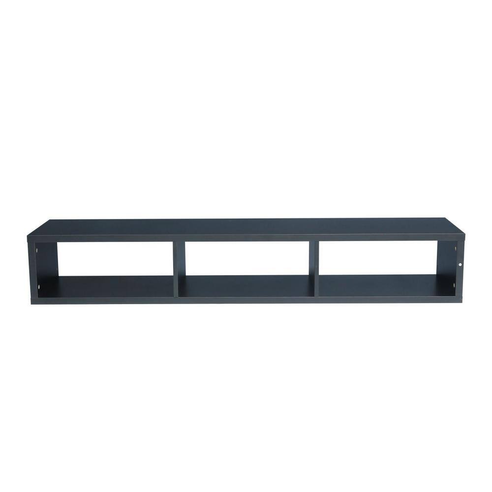 Jasmoder 60.00 In. Black Tv Stand Fits Tv's Up To 70 In.