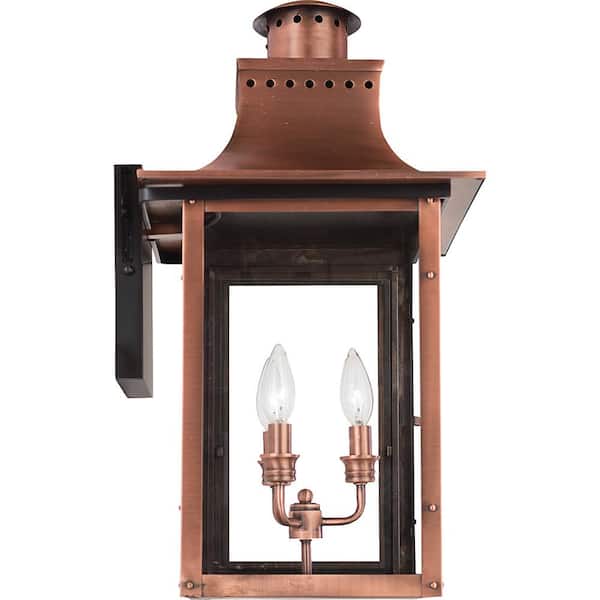 Bird of Paradise Lantern Rustic Outdoor Light Antique Copper Vintage Modern  Gas or Electric Individually Handcrafted for Excellence 
