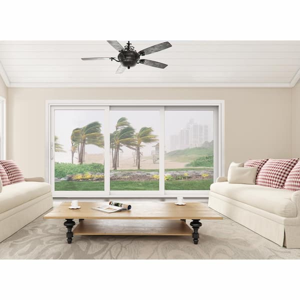 JELD-WEN V4500 Multi-Slide 141 in. x 96 in. Right-Hand Low-E White