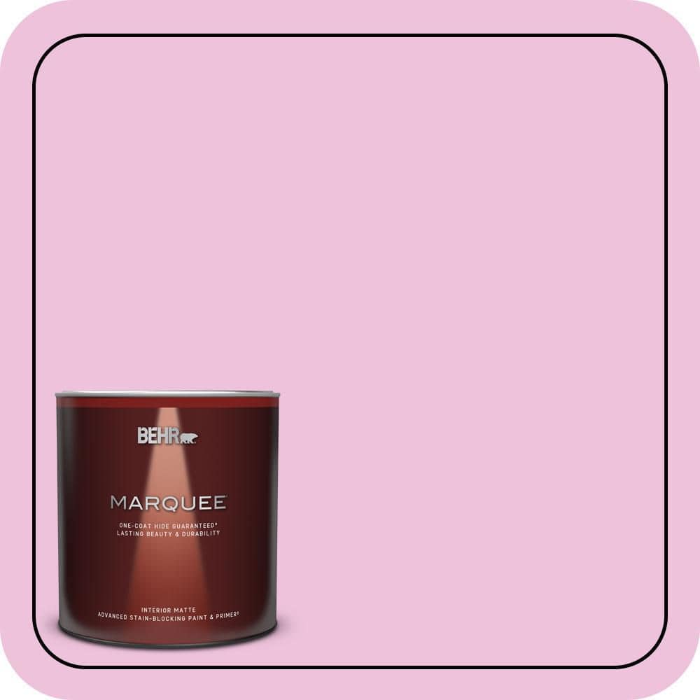 1 qt. #P120-1 Starlet Pink Matte Interior Paint & Primer price history on PriceWatchPro