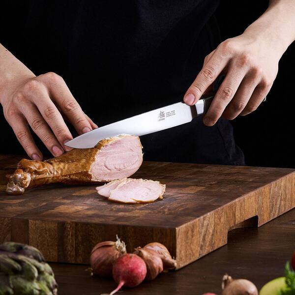KYOKU 8 in. Stainless Steel Full Tang Japanese Carving Knife with