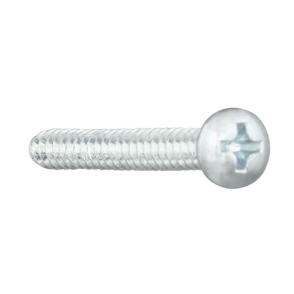 75 PCBlack Coated 1-1//4/" Screw /& Anchor In OnePan Head Phillips