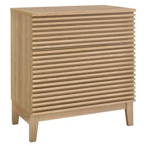 Render 3-Drawer Bachelor's Chest of Drawers in Oak