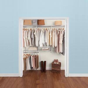 Rubbermaid FastTrack 5 Ft. to 7 Ft. Closet Organization Kit