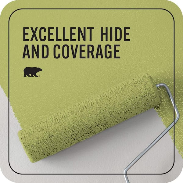 BEHR PREMIUM PLUS 8 oz. #P360-5 Citrus Peel Satin Enamel Interior