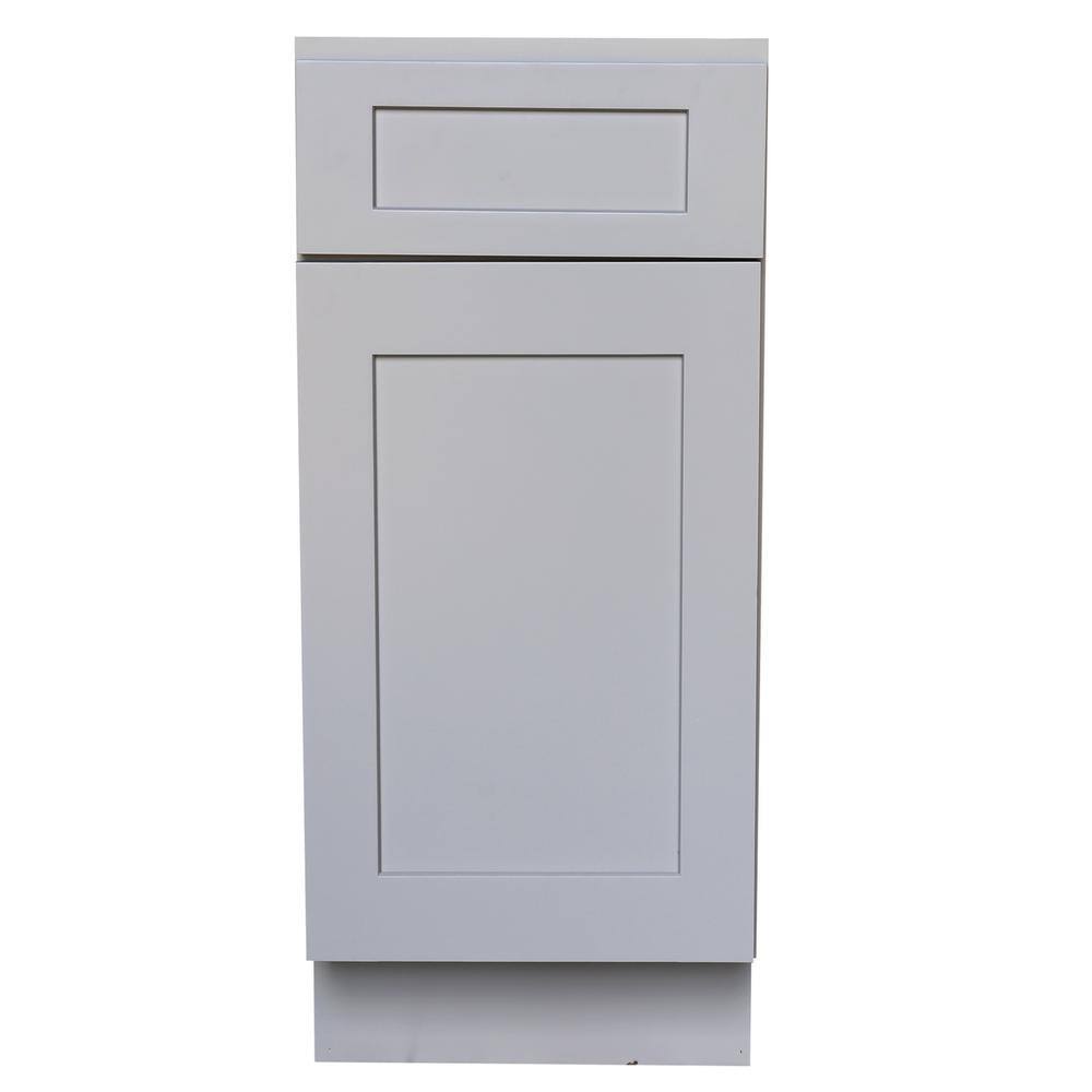 Plywell Ready to Assemble 9x34.5x24 in. Shaker Base Cabinet with 1 Door and