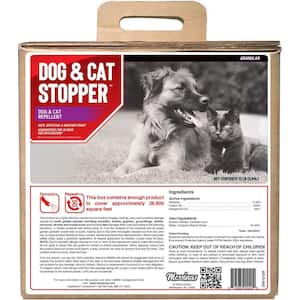 ANIMAL STOPPER Dog and Cat Stopper Animal Repellent 25 Ready to Use Granular Pail WW G 025 The Home Depot