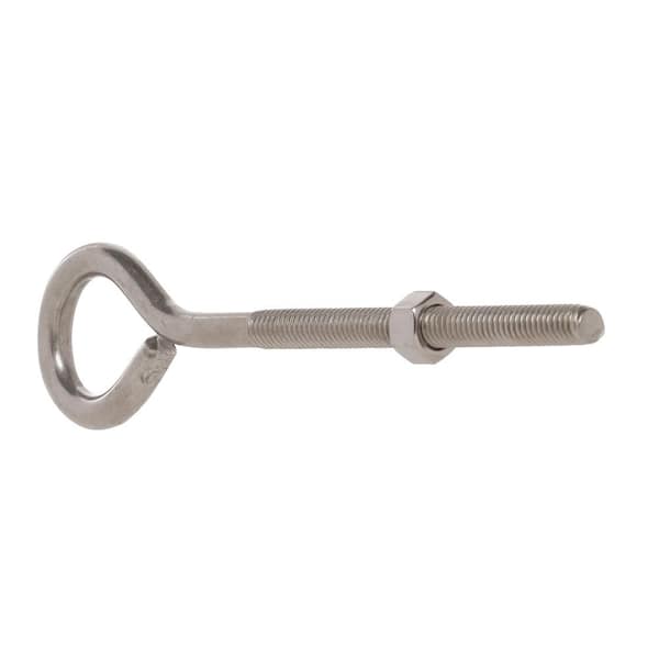 Packs Lehigh Stainless Steel Eye Bolt w Nut 3/16" x 3 7/8,Total 8 Eyebolts Details about   4 