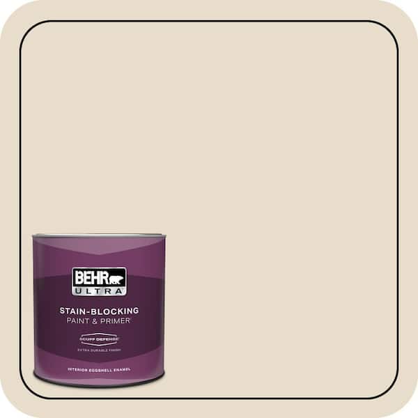 BEHR ULTRA 1 qt. #YL-W12 Antique White Extra Durable Eggshell Enamel Interior Paint & Primer