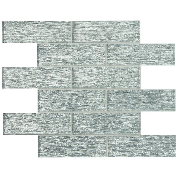 MSI Chilcott Bright 11.75 in. x 14.75 in. Textured Glass Subway Wall Tile (9.7 sq. ft./Case)