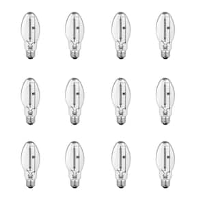 100-Watt ED17 Shape Clear High Pressure Sodium E26 Medium Base HID Light Bulb (12-Pack)